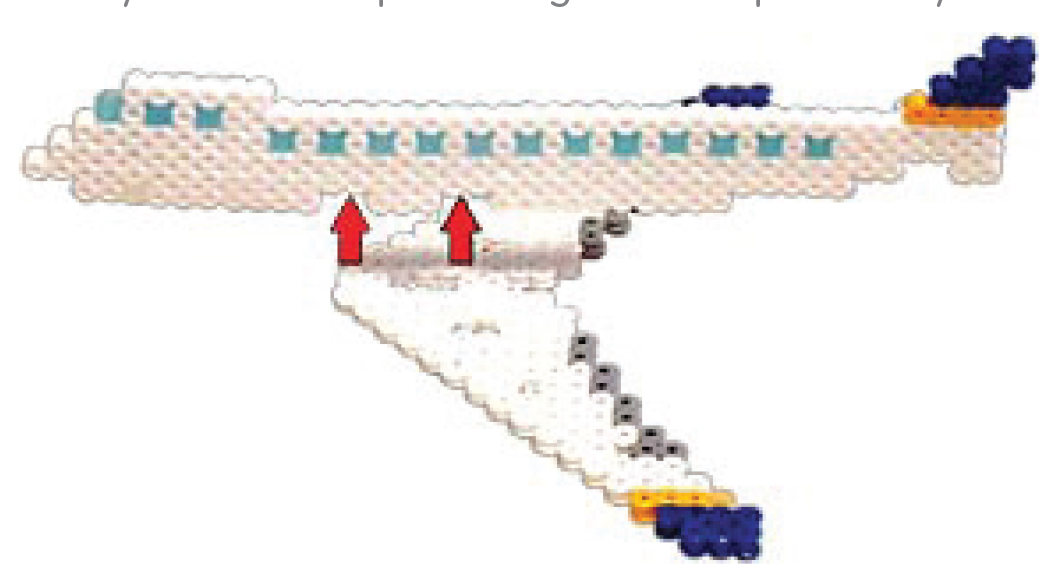 747 AirplanePerler Bead Project Sheet